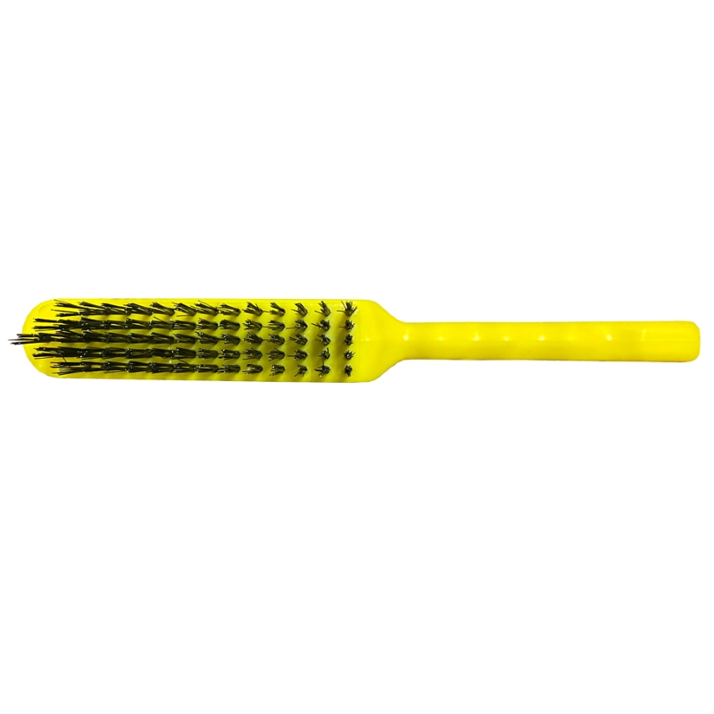 Saco Heavy-Duty Plastic Handle Wire Brush With Steel Bristles - FR