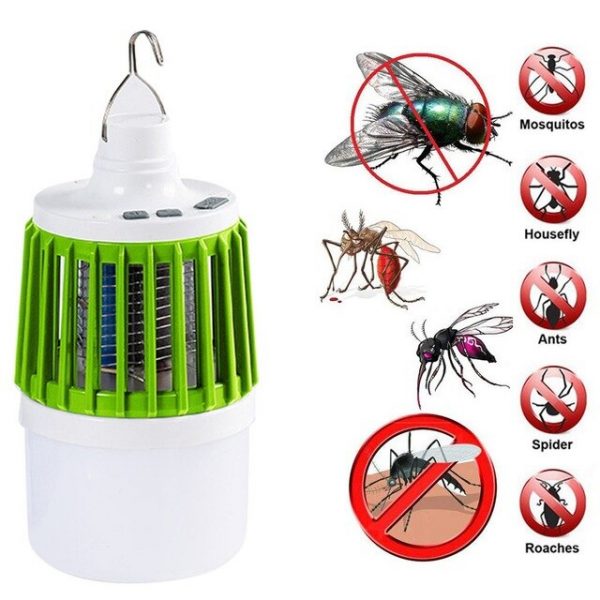 1pc Electric Shock Fly Bug Mosquito Insect LED Light Trap Pest Mosquito