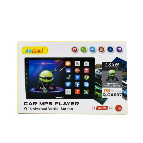 2 Din Multimedia Player 9 4Κ 116 GPS WiFi Android Andowl Q CA007 Μαύρο 7