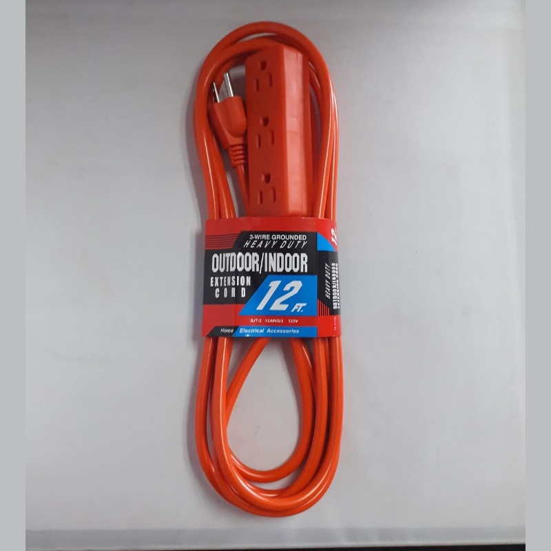 Home Electrical Accessories 3 Wire Grounded Heavy Duty Outdoor/Indoor  Extension Cord SJT-3 16AWG/3 125V for sale in Jamaica
