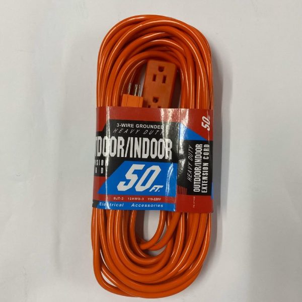 3 Wire Grounded Heavy Duty Outdoor Indoor Extension Cord 50ft