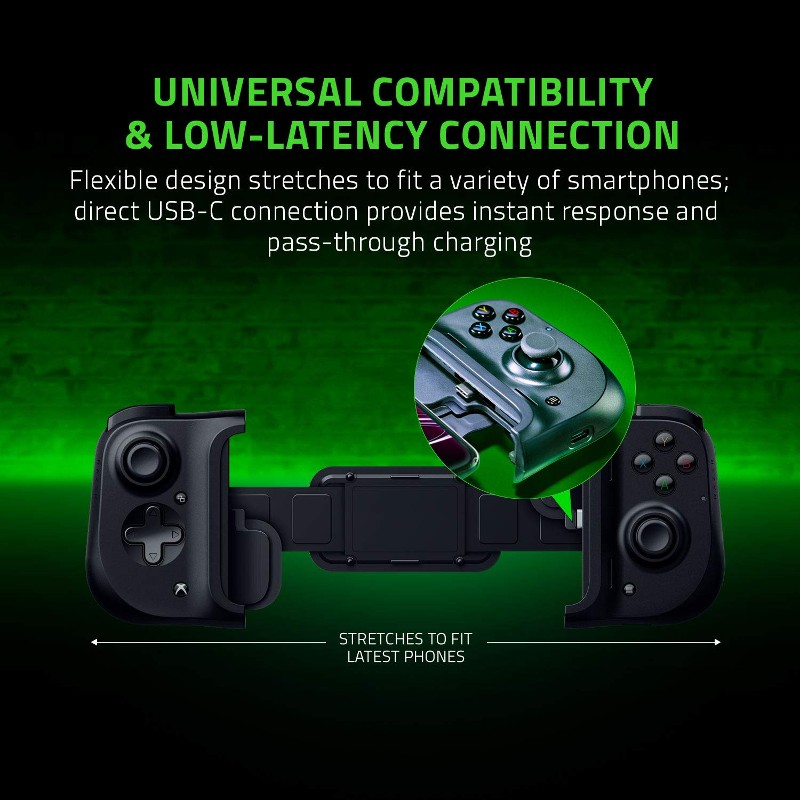  Razer Kishi V2 Mobile Gaming Controller for iPhone Opus X  Wireless Low Latency Headset: Mobile Gaming Bundle : Cell Phones &  Accessories