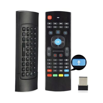 Air Fly Mouse 2.4G Multifunctional Mini Keyboard Wireless Remote with Motion Sensing Game Handle for 3 Gsensor HTPC Mini PC and Android Smart TV Box 1