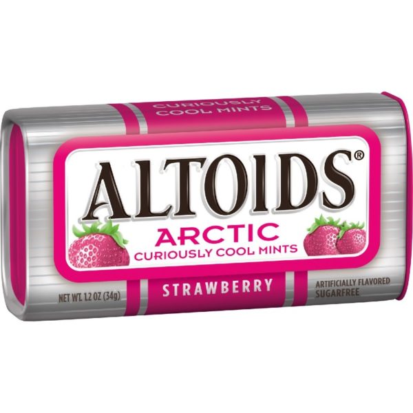 Altoids Arctic Curiously Cool Sugar Free Mints 34g Strawberry 1