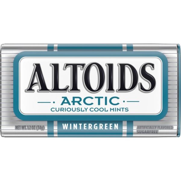Altoids Arctic Curiously Cool Sugar Free Mints 34g Wintergreen 1