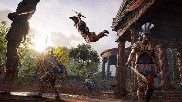 Assassins Creed Odyssey PS4 fight