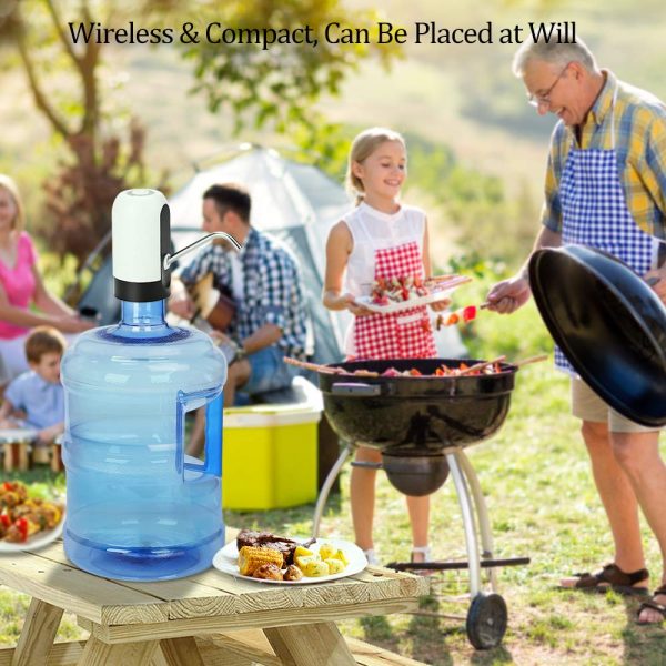Automatic Water Dispenser Drinking Water Bottle USB Charging Pump for 5 Gallon outside