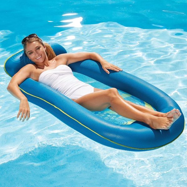 Bestway Inflatable Pool Lounge Float Bed Blue