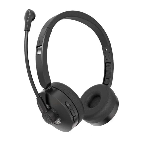 Binaural Call Center Office Wireless Bluetooth Noise Cancelling Headphone Conference Headset with Microphone