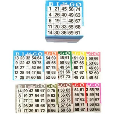 Bingo Paper Game Cards 1