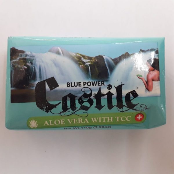 Blue Power Castile Soap Aloe Vera