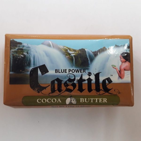 Blue Power Castile Soap Cocoa Butter