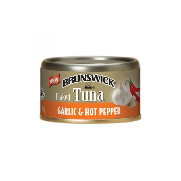 Brunswick Flaked Garlic Hot Pepper Flavoured Tuna 85g
