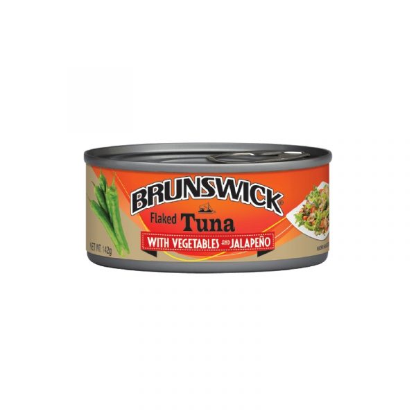 Brunswick Flaked Tuna With Vegetables Jalapeno 142g
