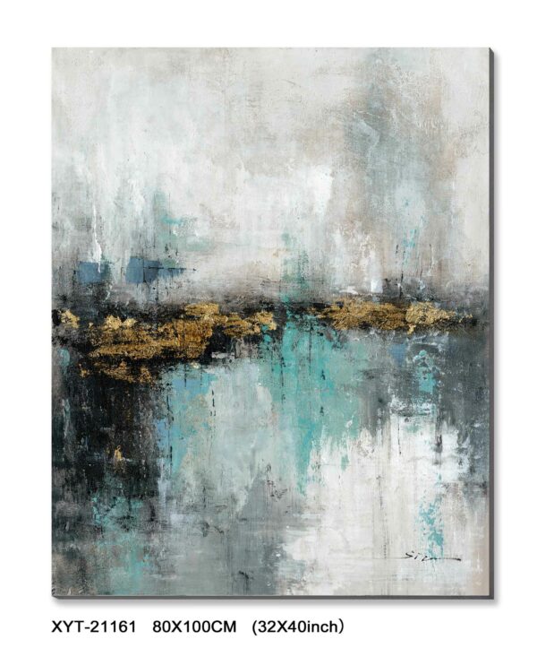 CANVAS PAINTING ABSTRACT BLUE