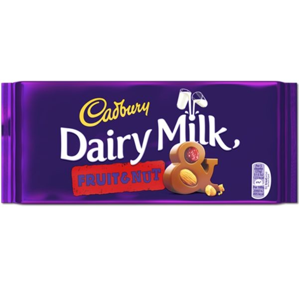 Cadbury Dairy Milk Chocolate Fruits Nuts 200g