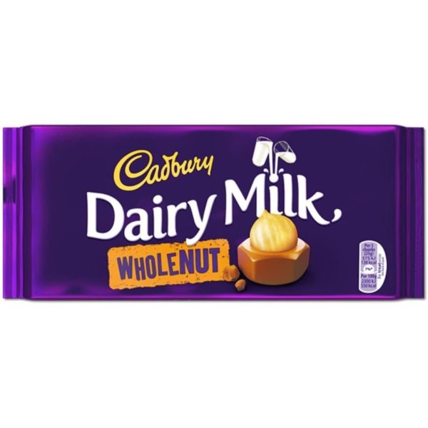 Cadbury Dairy Milk Chocolate wholenut 200g 1 1