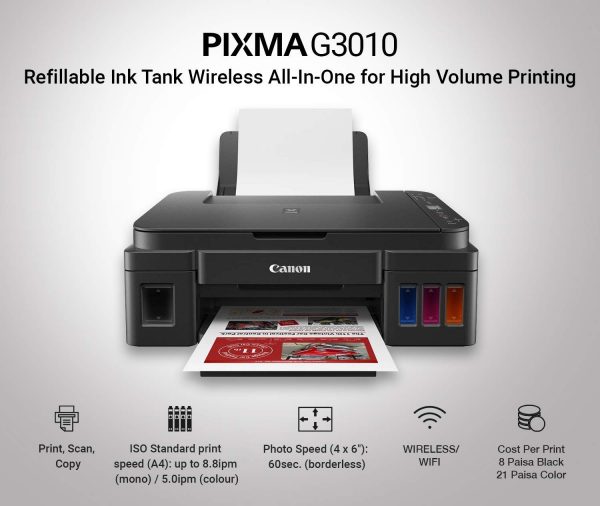 Canon PIXMA G3110 Multifunction Printer use