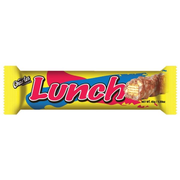 Charles Chocolate Lunch Cream Filled Wafer Bar 1 1