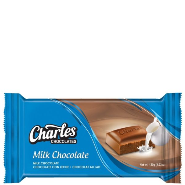 Charles Chocolate Milk Chocolate Bar 120g Original 1