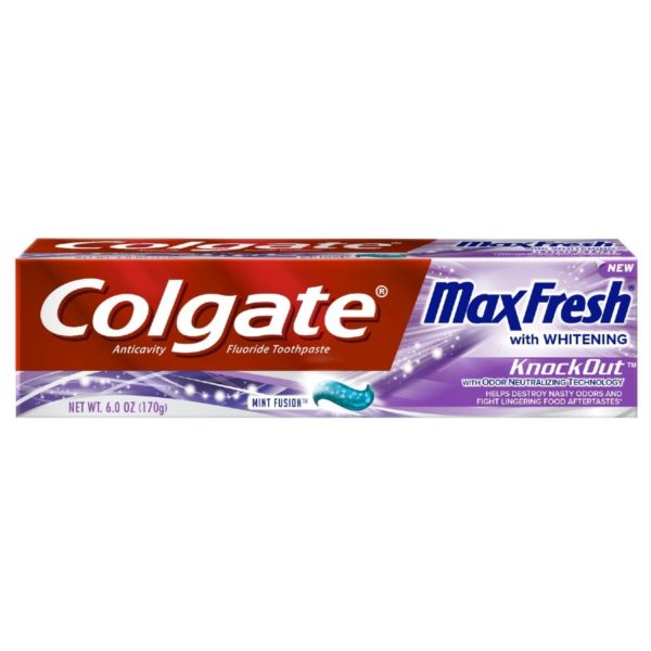 Colgate Fluoride Toothpaste Max Fresh with Whitening 170g 1