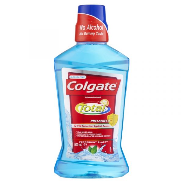 Colgate Total Whole Mouth Health Mouth Wash Peppermint 500ml 1