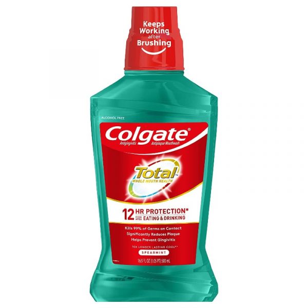 Colgate Total Whole Mouth Health Mouth Wash Spearmint 500ml 1