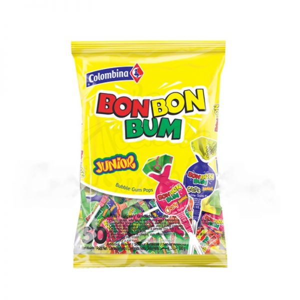 Colombina BonBon Bum Junior Stick Sweet 50 Counts