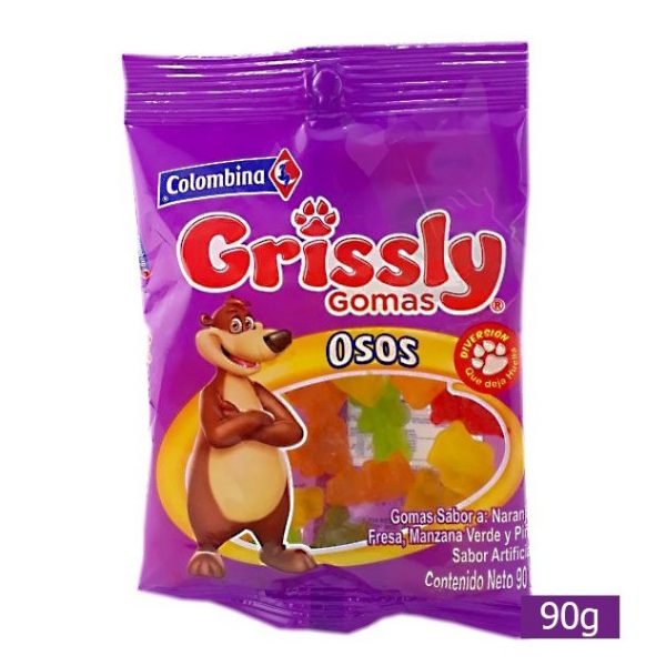 Colombina Grissly Gomas OSOS Gummy Bear Candy