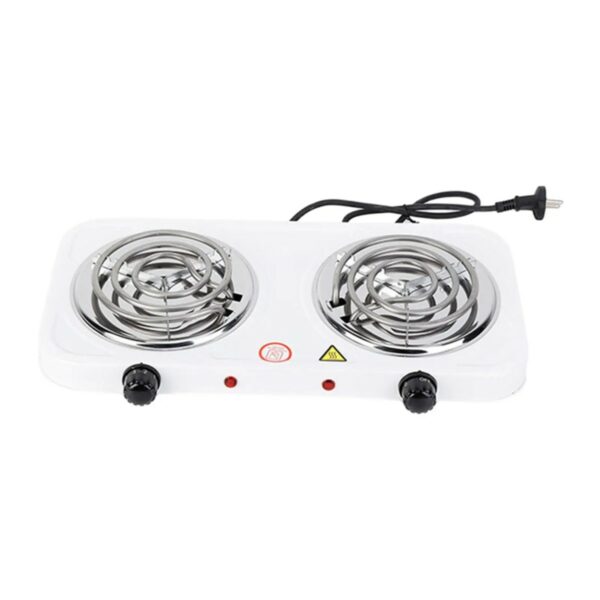 Countertop Coiled Burner Easy to Clean 2000W Adjustable Temperature Hot Plate for Home Dorm Office Convenient