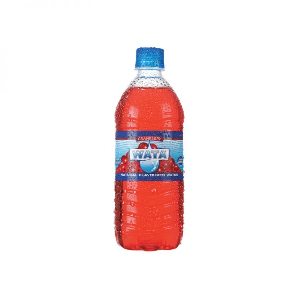 CranWATA Naturally Flavoured Water Cranberry 600ml