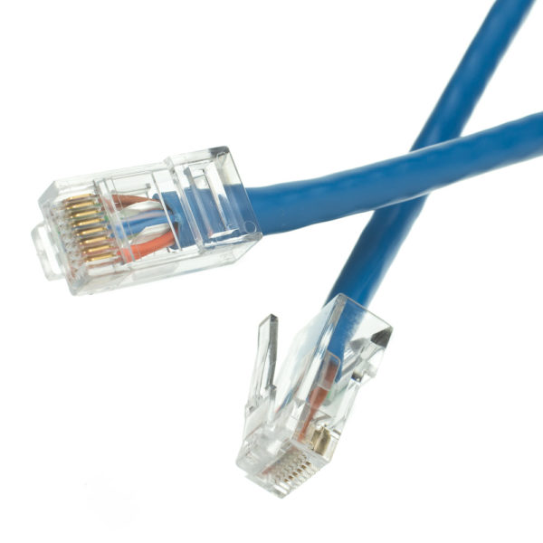 Custom Cut Lenght Bulk CAT 6 Ethernet Cable Patch Cord with RJ45 Connector Ends with RJ45 ends