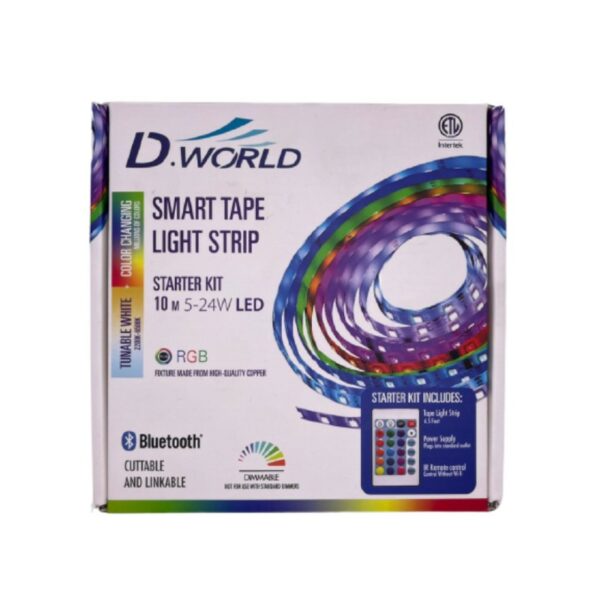 D.World Smart Tape 5 25W LED Light Strip Starter Kit 32ft 1
