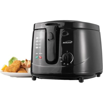 Hamilton Beach 8 Cup Deep Fryer, Family-size Food Capacity cooks up to 6  cups of Food, Red, 35336