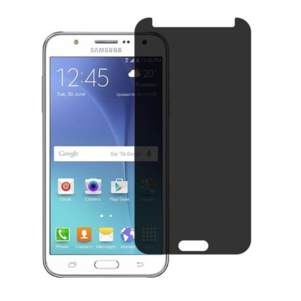 Dark Privacy Tempered Glass Screen Protector for Samsung J7 1