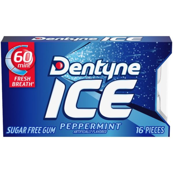 Dentyne ICE Sugar Free Gum 16 Pieces Peppermint