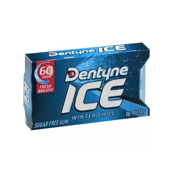 Dentyne ICE Sugar Free Gum 16 Pieces Winter Chill