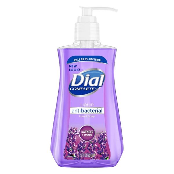 Dial Complete Liquid Antibacterial Hand Soap 7.5 Fl. Oz. Lavender Jasmine 1