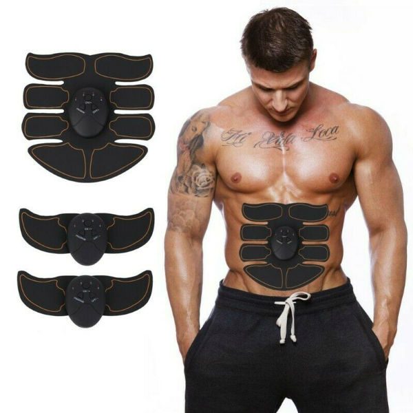Electric EMS Muscle ABS Stimulator Training Pad Gear Body