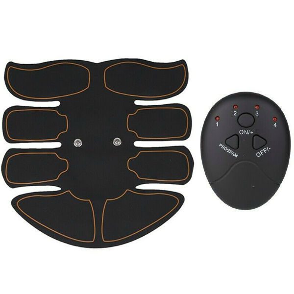 Electric EMS Muscle ABS Stimulator Training Pad Gear Body Excercise abs
