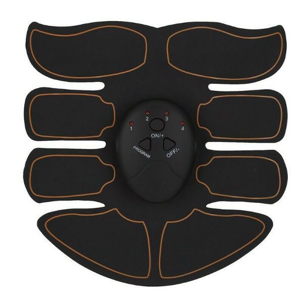 Electric EMS Muscle ABS Stimulator Training Pad Gear Body Excercise pad remote