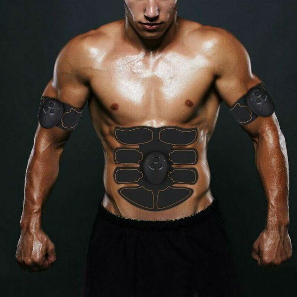 Electric EMS Muscle ABS Stimulator Training Pad Gear Body Excercise use