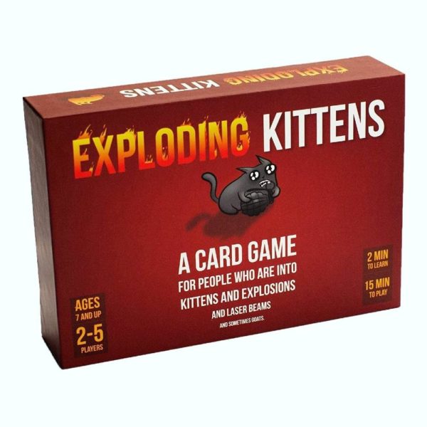 Exploding Kittens Card Game Family Friendly Party Games Card Games for Adults Teens Kids 1