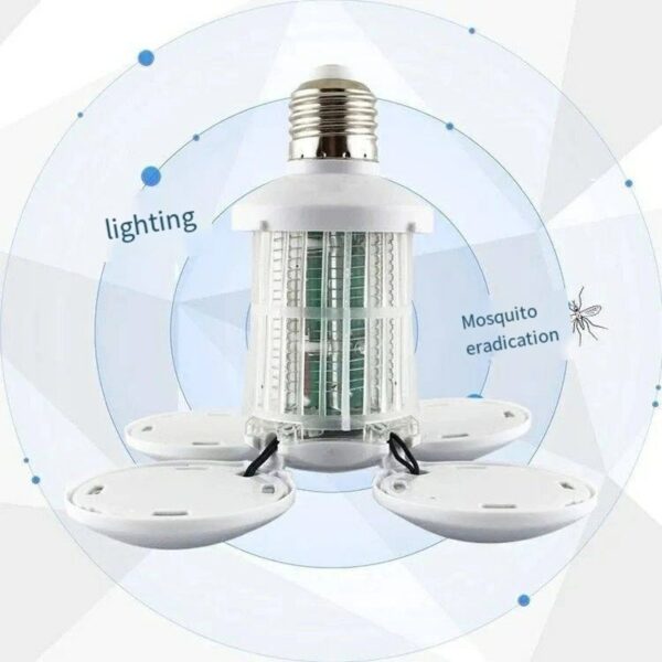 Football Shape Household Energy Saving Foldable Expandable LED Mosquito Killer Lamp Bulb