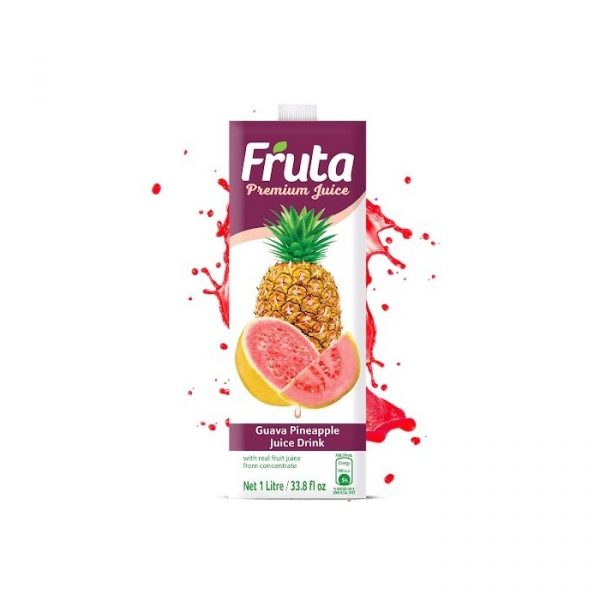 Fruta Premium Juice Fruit Drink 1 Litre Guava Pineapple