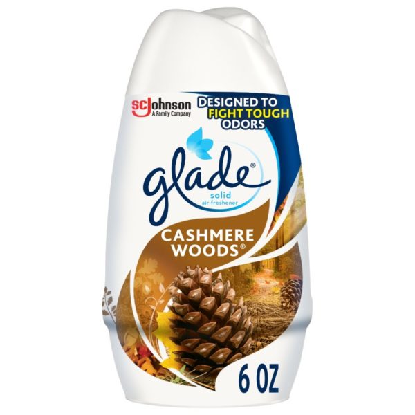 Glade Solid Air Freshener 6 Oz Cashmere Woods 1