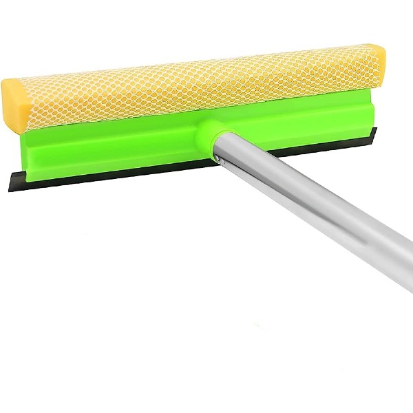Window windows panes puller glass shower car cleaner wiper with rubber lip  spong