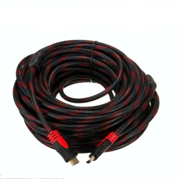 Gold Plated Nylon Braided 15M Male to Male HDMI Cable
