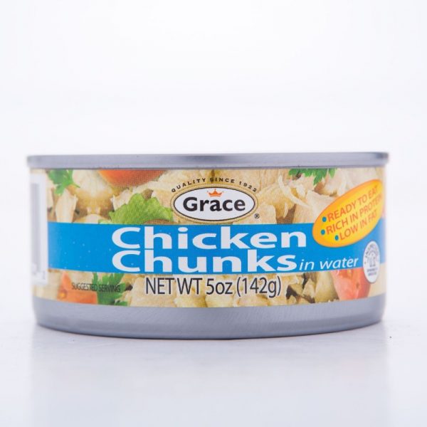 Grace Chicken Chunks In Water 142g 1