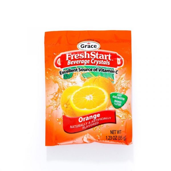 Grace FreshStart Beverage Crystals Orange